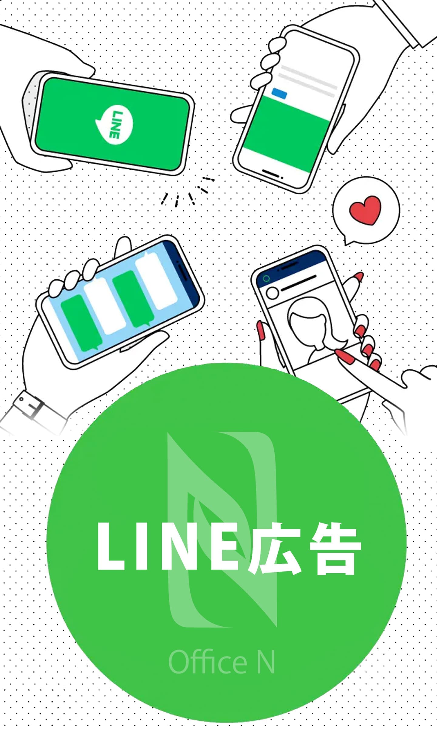 LINE広告｜オフィスエヌのWebマーケティング）SNS広告